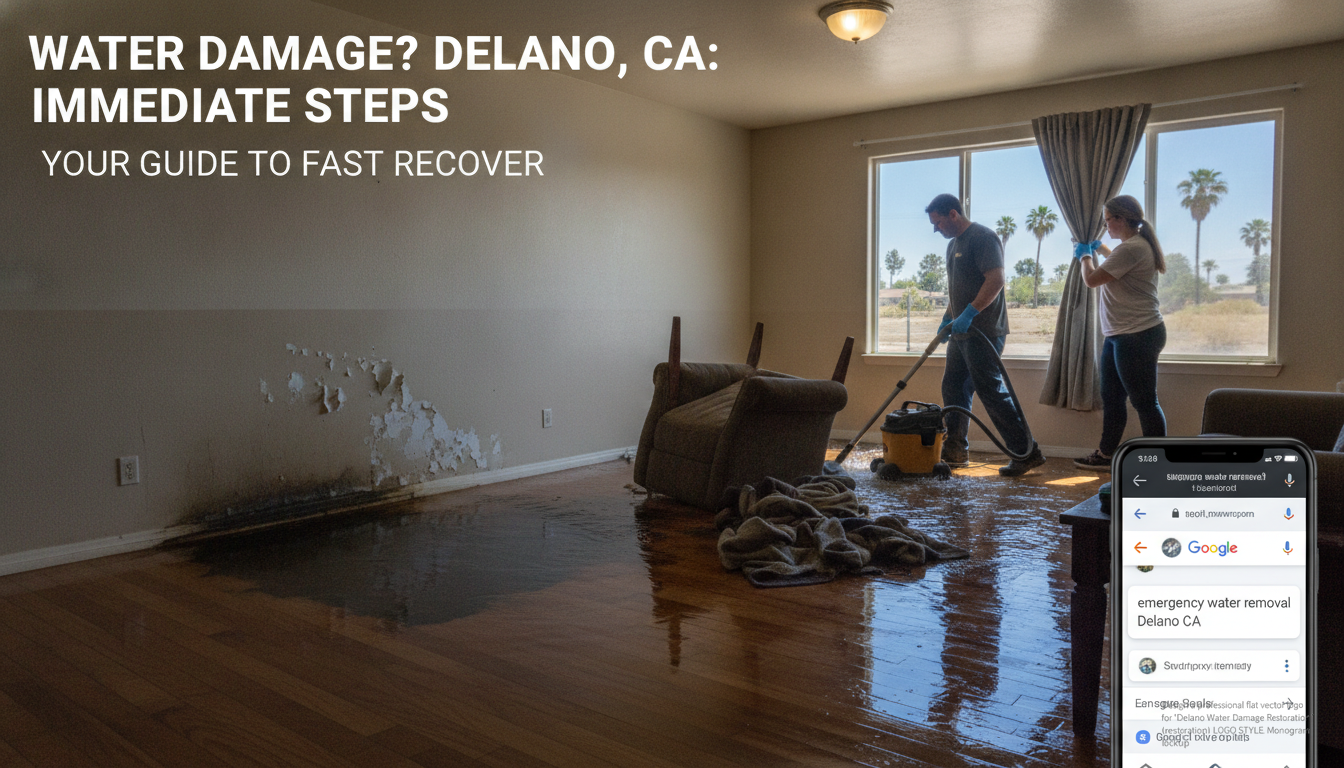What to Do Immediately After Water Damage in Delano, CA