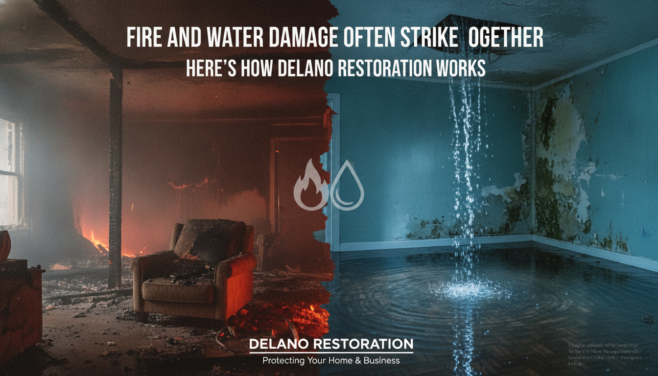 Fire and Water Damage Often Strike Together: Here's How Delano Restoration Works
